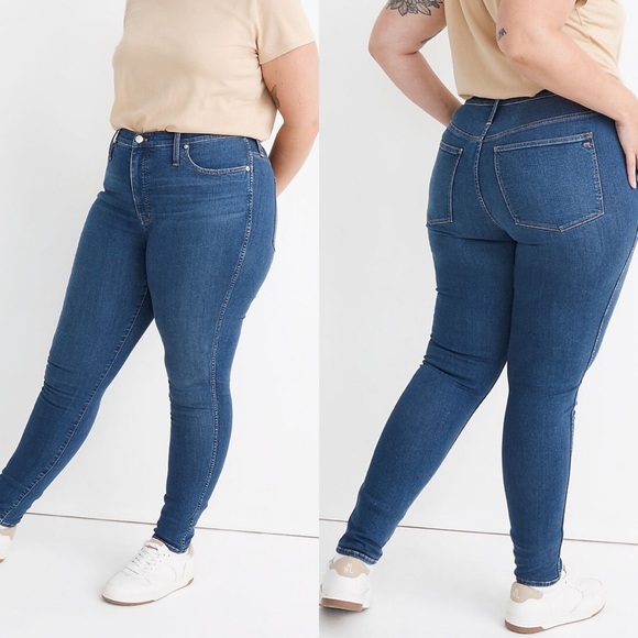 Madewell | 10" High-Rise Skinny Jeans in Coronet Wash - Picture 1 of 6
